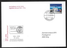 Eisenbahn Sonderbrief 100 Jahre Simplontunnel 20.5.2006