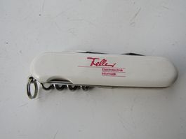 Taschenmesser Wenger mit Werbemesser Feller Elektrotechnik