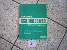 SUZUKI WERKSTATTHANDBUCH ZU GSX1100/1150