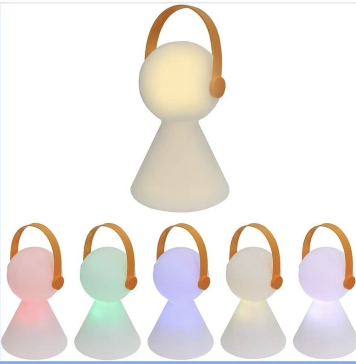 Lampen: Cute LED Night Light Lamp, Portable, Dimmable, USB Rechargea – Neu und originalverpackt aus Wallbach von Nenex 2