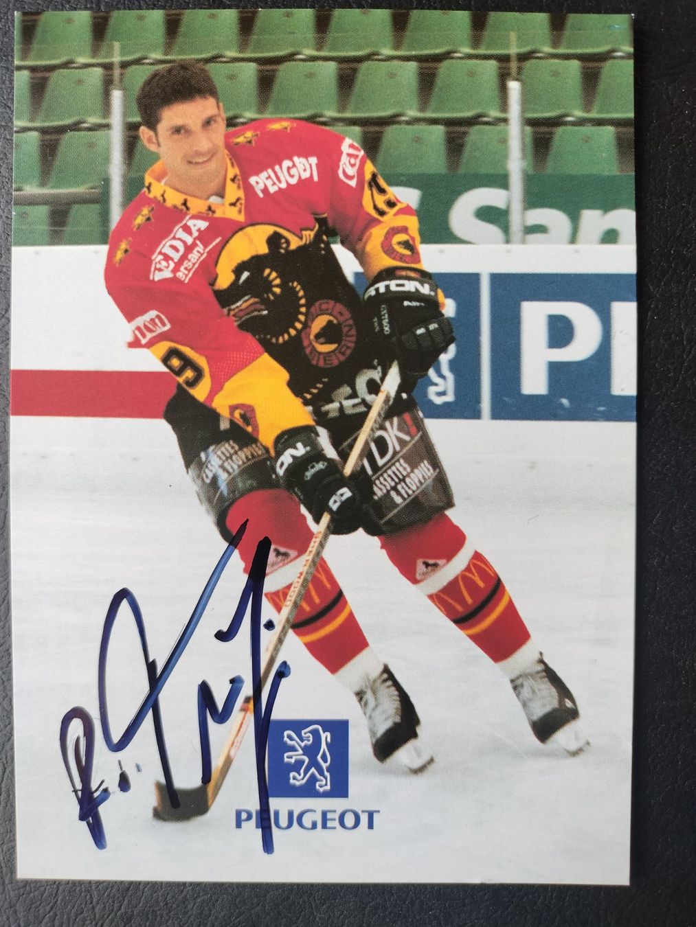 Autografi: Autogrammkarte SC Bern, SCB , Roberto Triulzi – Usato da Schwanden Sigrisw venduto da cadieux71