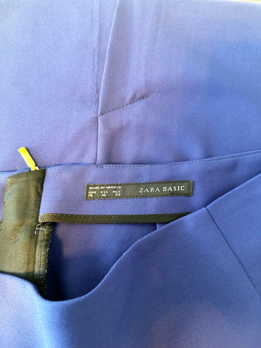 Zara Gonne: Zara Basic Bleistiftrock blau Grösse M 38 – Nuovo (secondo la descrizione) da Eglisau venduto da Brewster1 2