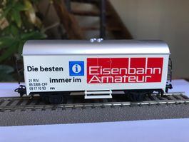 märklin kühlwagen „Eisenbahn amateur“ eisenbahn modell. 1993