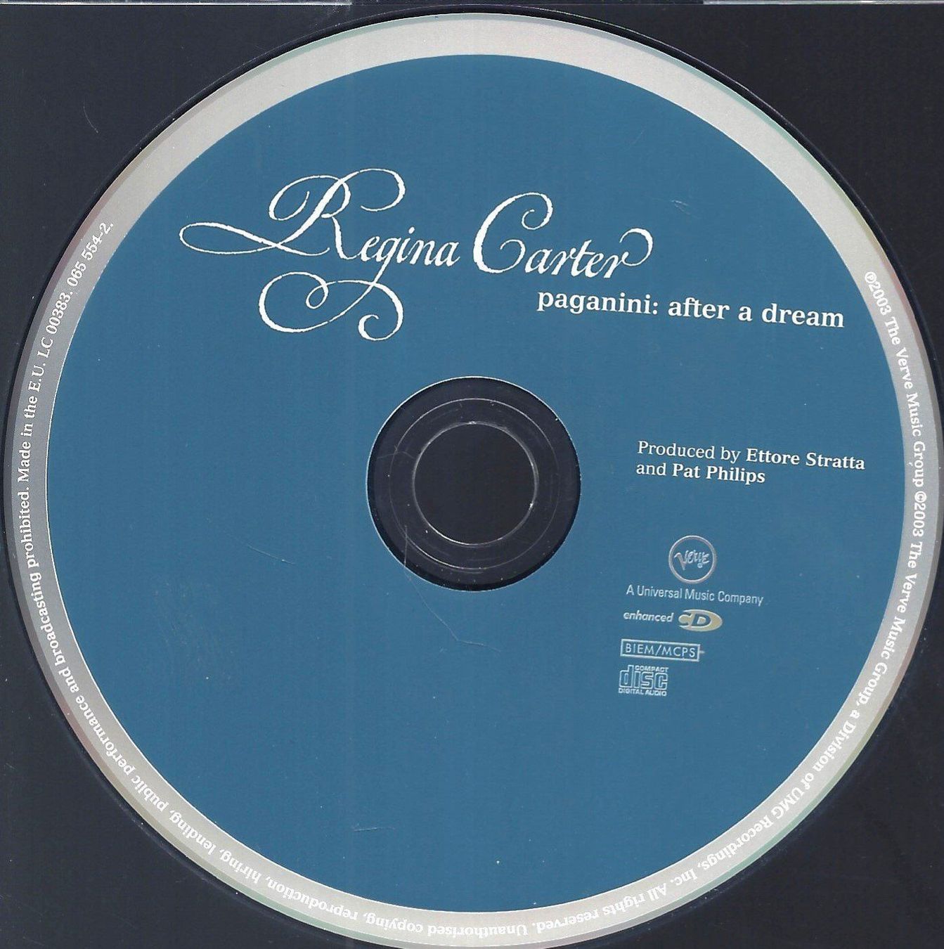 CD: Regina Carter Violine PAGANINI DREAM Jazz  Classical CD – Usato da Kandergrund venduto da Sososo 5