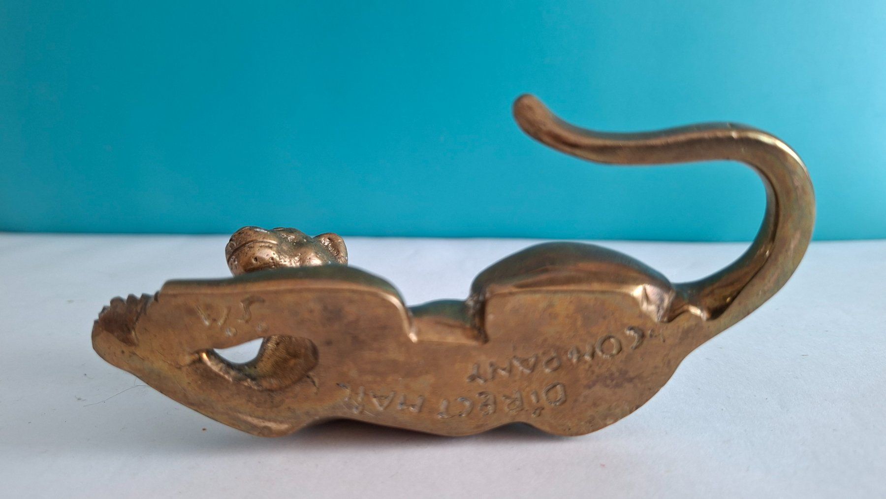 Sculture & Statue: Liegender Panther, Leopard-Figur aus Messing oder Bronze – Usato da Opfikon venduto da Diversamente 6