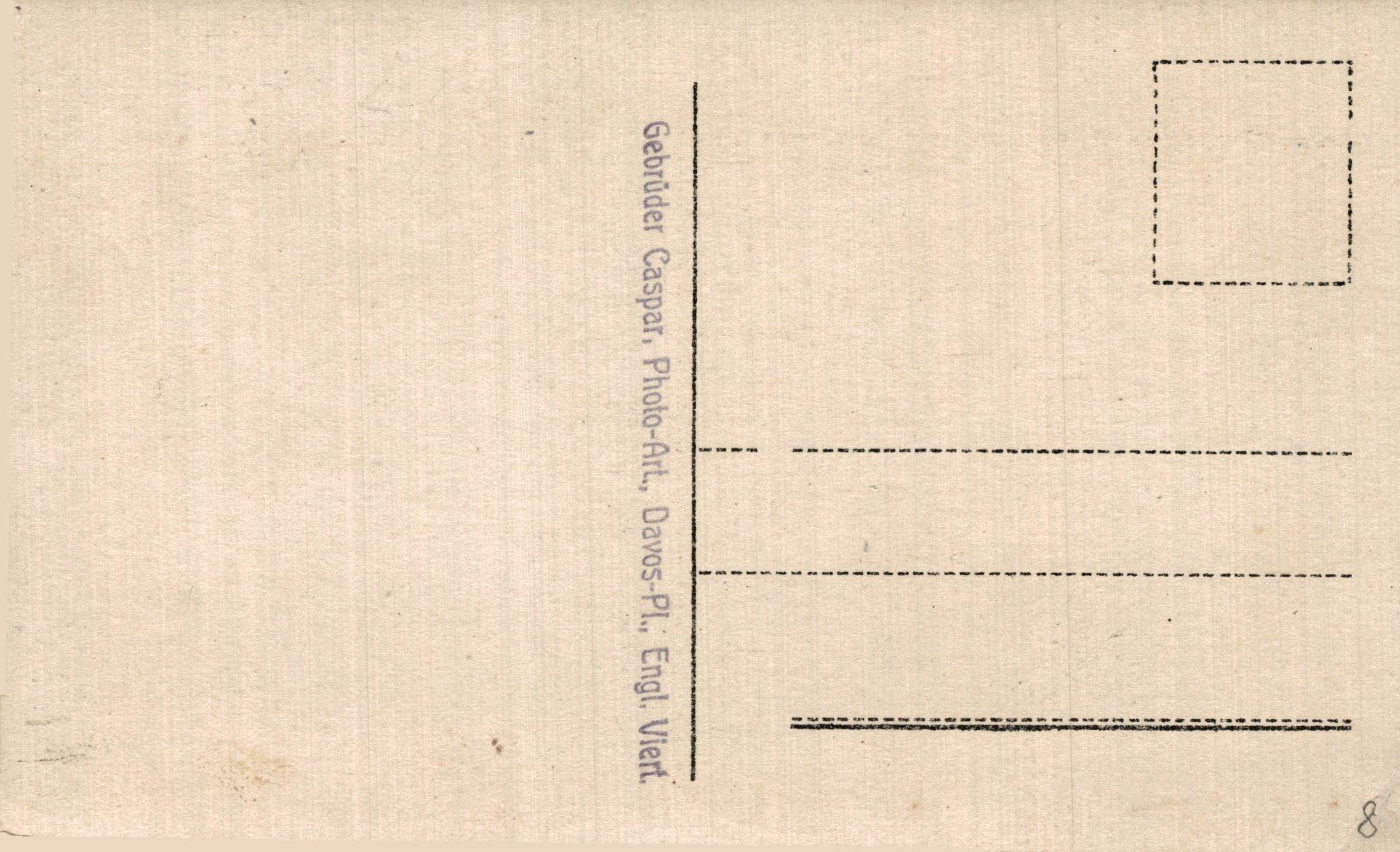 Cartoline postali: Davos Dorf im Winter – Usato da Bronschhofen venduto da Astore 1
