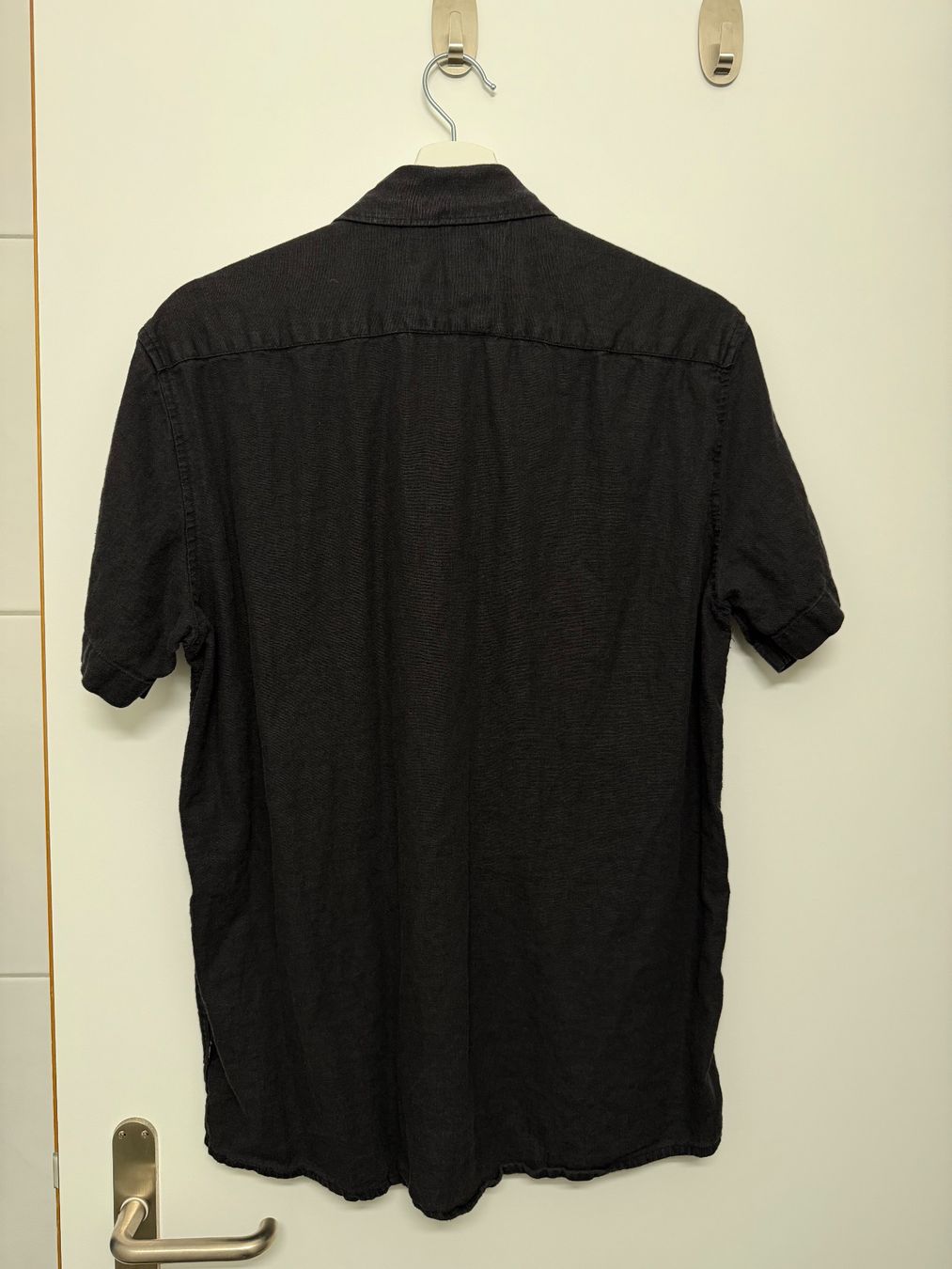 Camicie: Solid - SDALLAN LINEN MIX - Hemd - true black – Usato da Langenthal venduto da Laesu 1