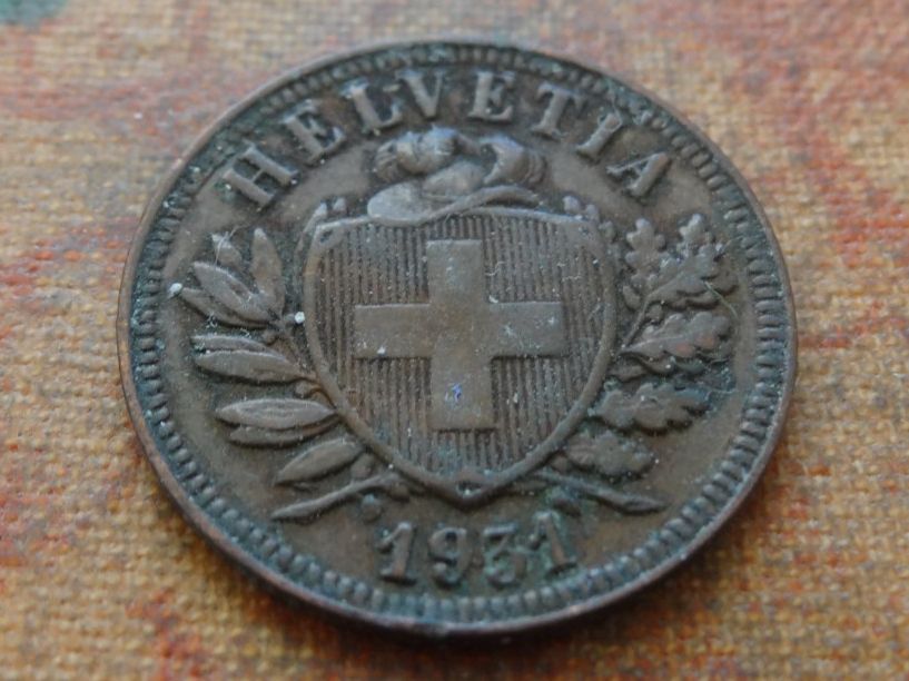 Tutti le monete: 2 Rp. 1931  (D) – Usato da Romanel-sur-Lausanne venduto da Swift13