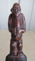 Haarkamm aus Holz / Kamm mit Gorillagriff, antik / Afrika