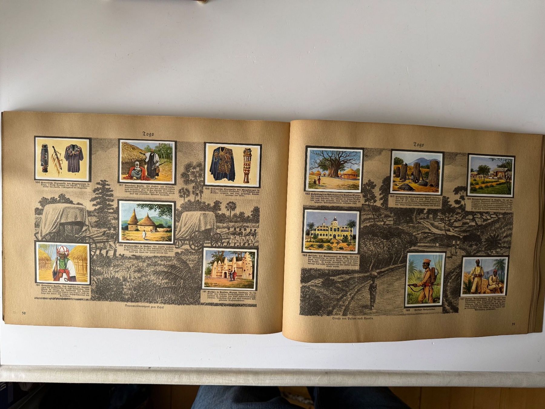 Album: Antikes Sammelbilderalbum 1936 – Usato da Zwingen venduto da moje1 1