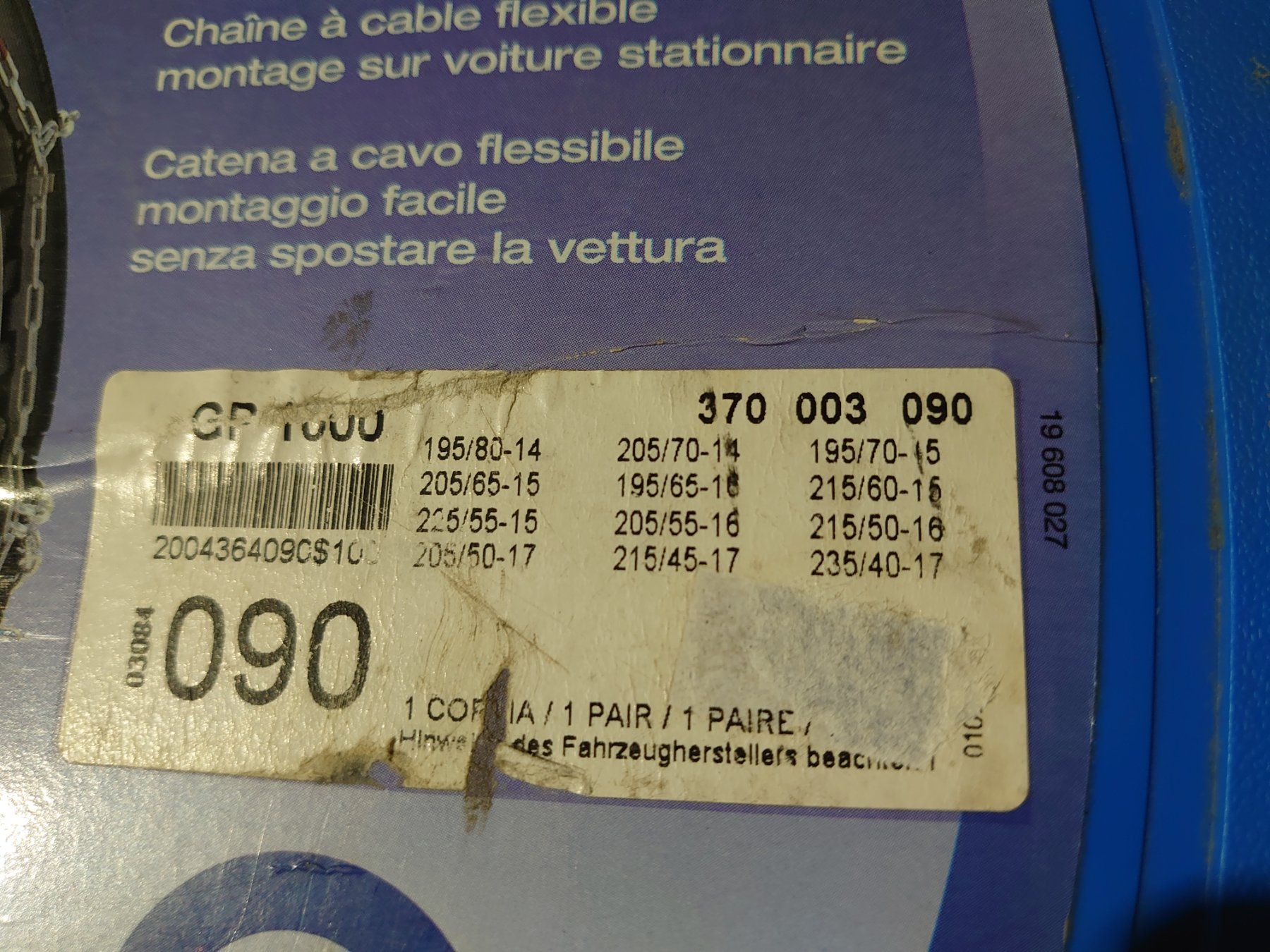 Catene da neve: Schneeketten – Usato da Meggen venduto da Silly1981 4