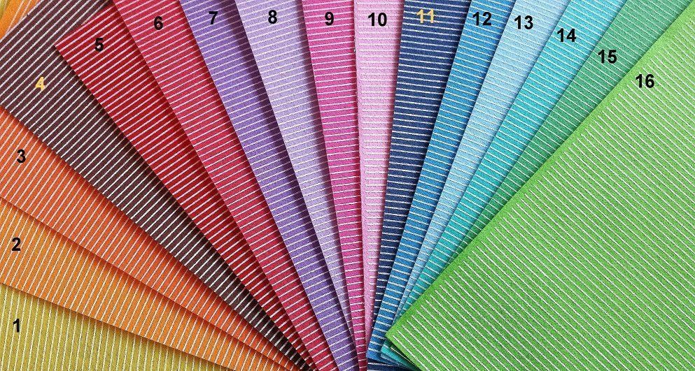 Stoffe: Bastelfilz mit Streifenmuster, 30x30 cm felt – Neu (gemäss Beschreibung) aus Langenthal von flowersNbirds