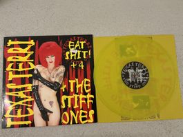 Texas Terri LP - The Stiff Ones Eat Shit(  gelbes Vinyl)