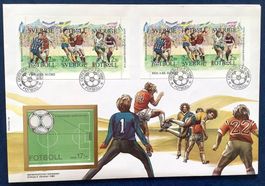 1988 Schweden Fussball - Grossbrief - Markenheftchen