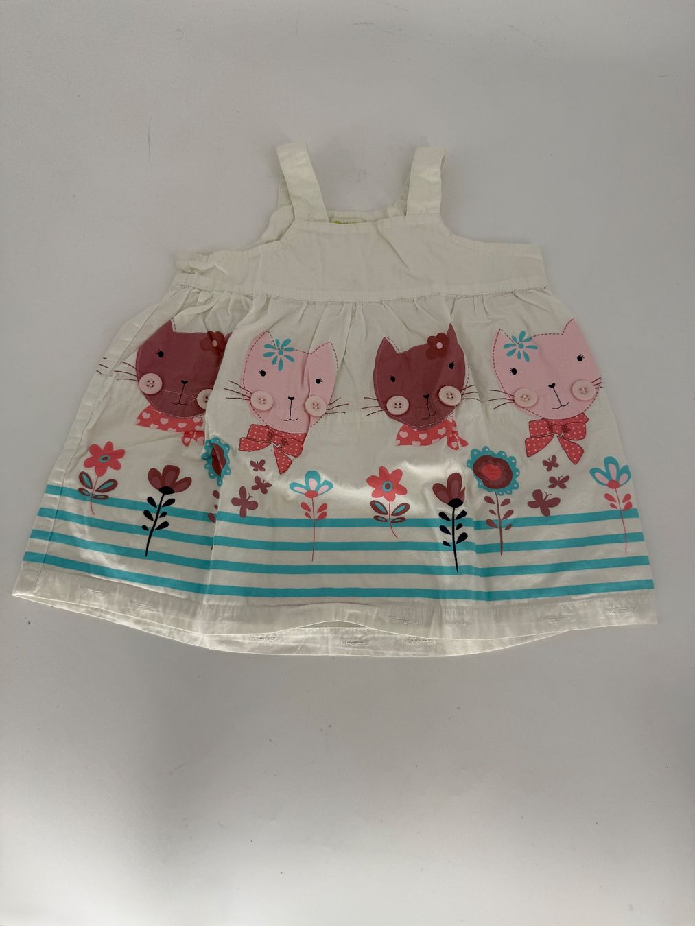 Vertbaudet Vestiti & Gonne: Kleid mit Katzenmotiv Gr. 86 von Vertbaudet – Usato da Auenstein venduto da moin. 1