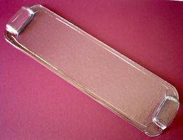 TOP Gr. Keksplatte Glasi Hergiswil Servierplatte Cakeplatte
