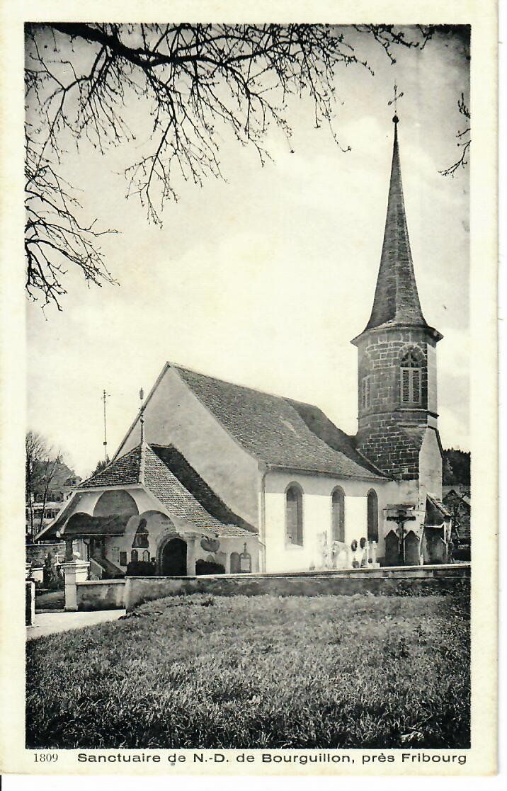 Cartoline postali: Bourguillon, prés Fribourg – Usato da Hochdorf venduto da Ziegel-16