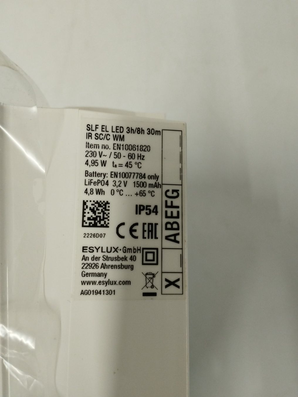Lampade: Notleuchte mit Batterie NEU – Nuovo e nell'imballaggio originale da Schupfart venduto da philippb06 3