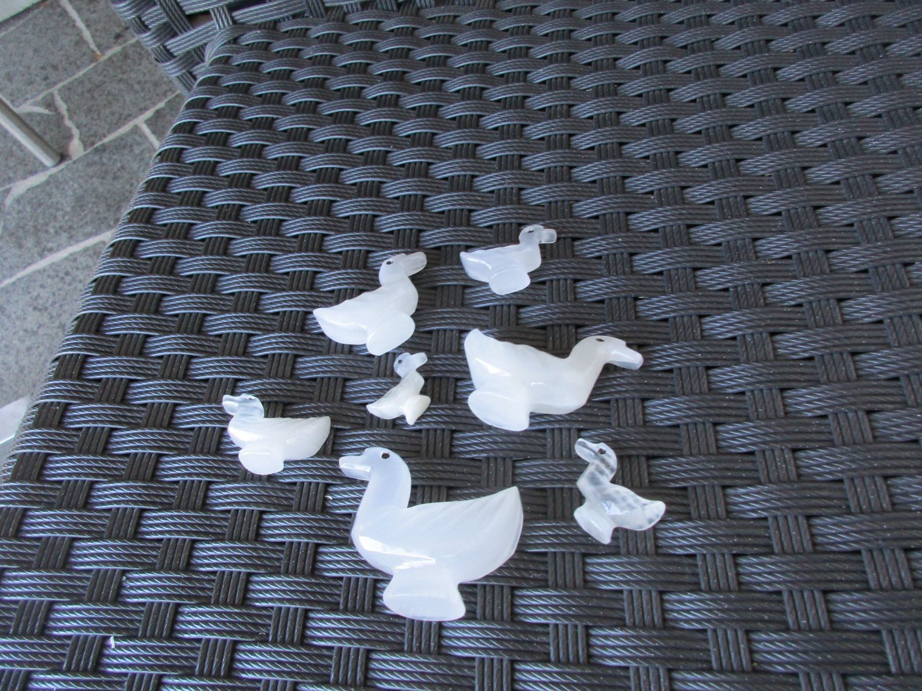 Figuren: Enten Sammlung aus Glas – Gebraucht aus Frick von Schweinchen1965