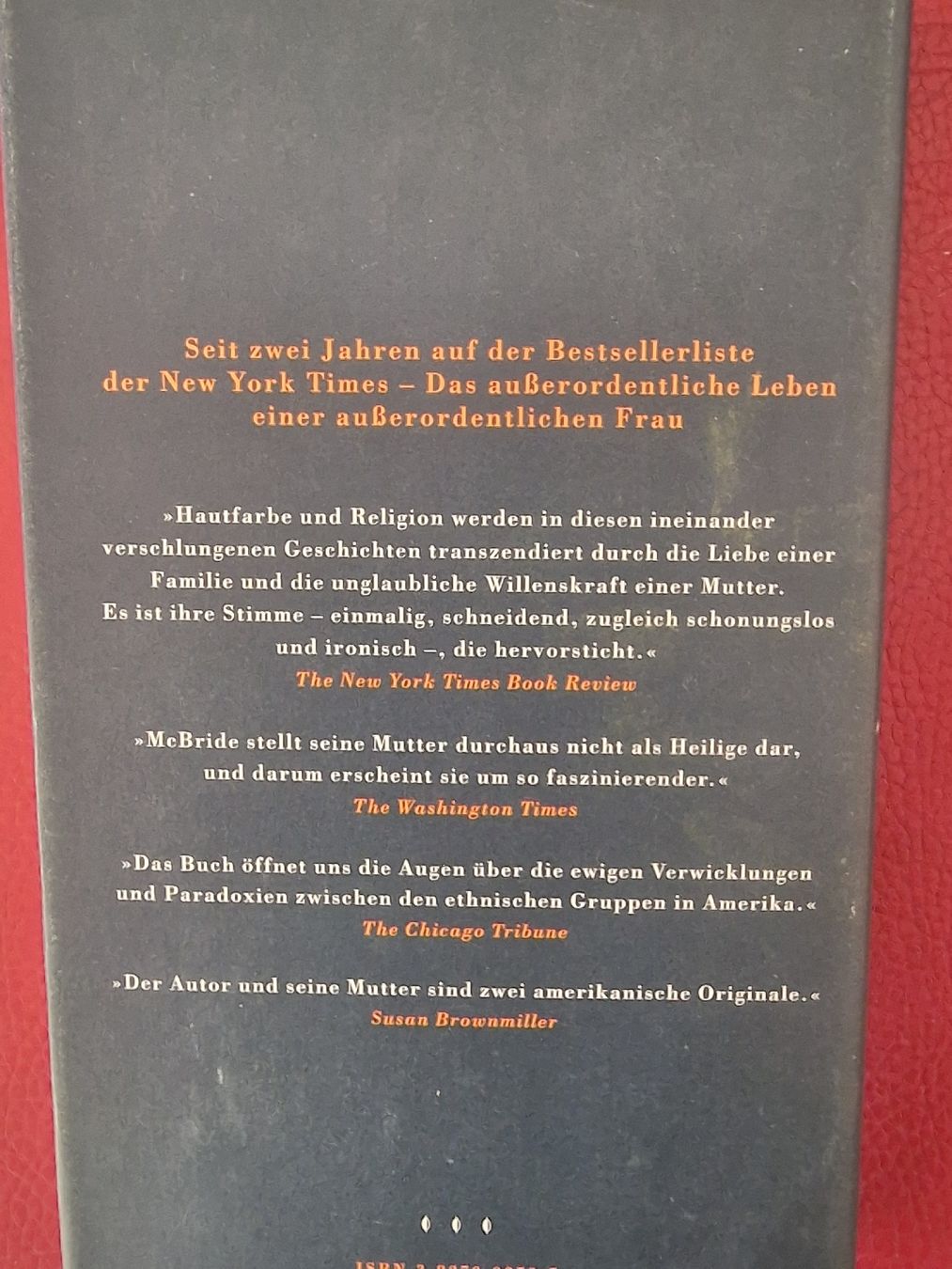 Libri: Buch Die Farbe von Wasser von James McBride  – Usato da Spreitenbach venduto da Laloca8 1