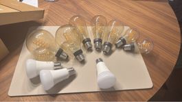 Philips Hue Set 10x E27 | Filament & White Ambiance