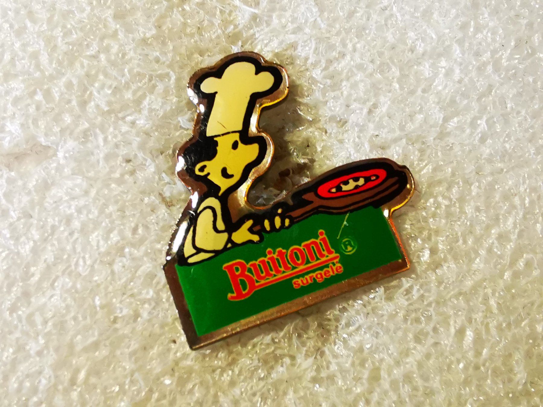 Placchette & Badge: Ansteckpin 197: Buitoni – Usato da Oppligen venduto da Pin-Fall-Shop