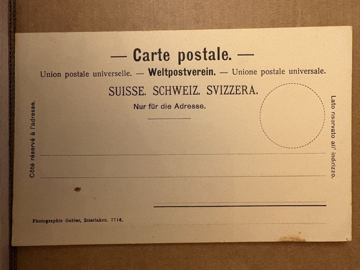 Cartoline postali: AK von Wilderswyl / Eiger Mönch Jungfrau – Usato da Rümlang venduto da Kartenpost1 1