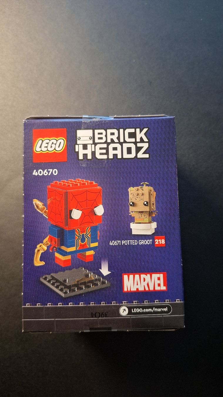Lego Statuette: LEGO BrickHeadz Iron Spider-Man 40670 – Nuovo e nell'imballaggio originale da Adliswil venduto da Mirmuun 1