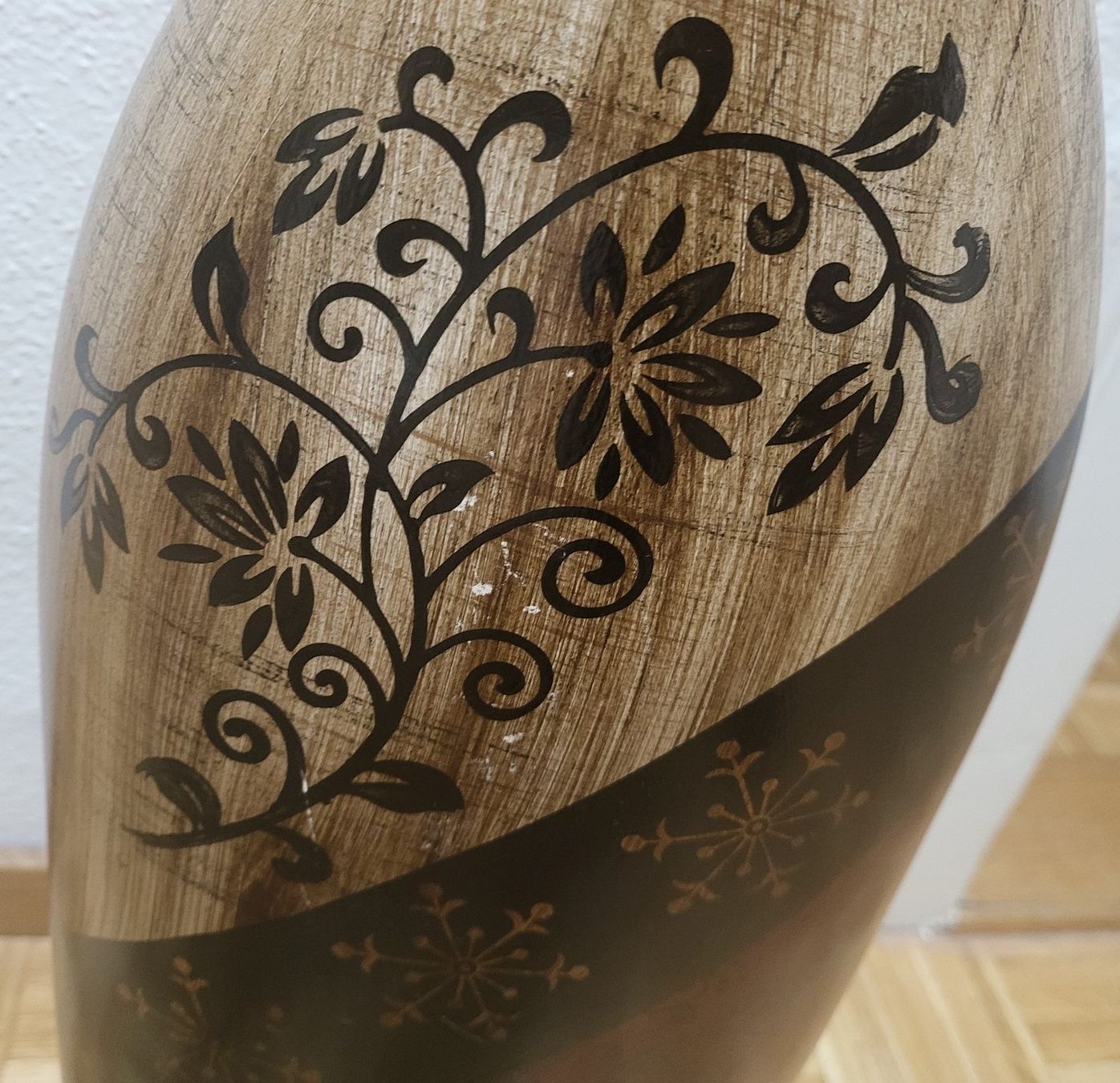 Vasi & Recipienti: Grosse Bodenvase, braun mit Muster – Usato da Basel venduto da sci_67ms 7