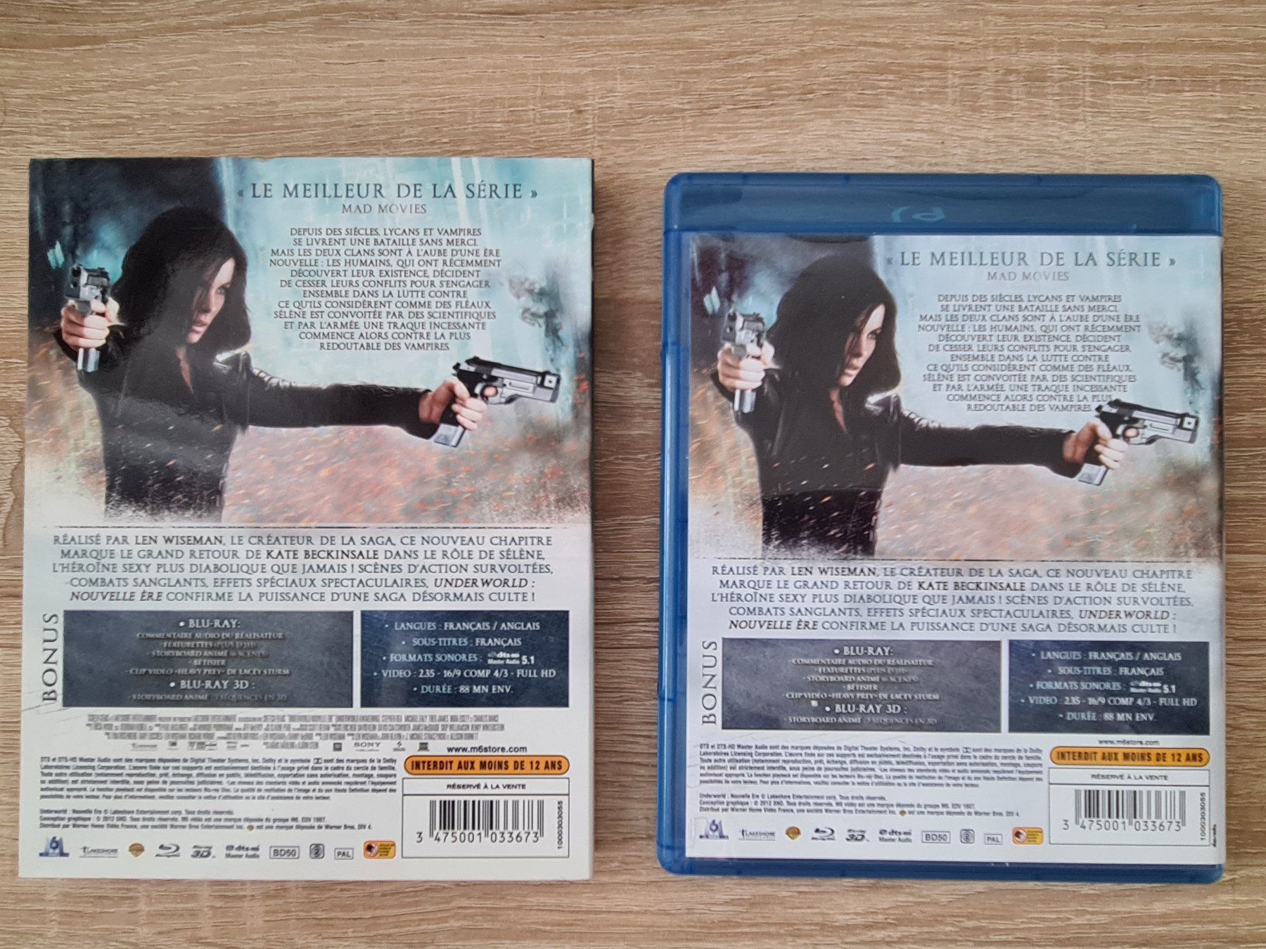 Tous les DVDs: Underworld: Awakening 3D (2 Disk)-Bluray – D'occasion à Carouge GE par Franllo 1