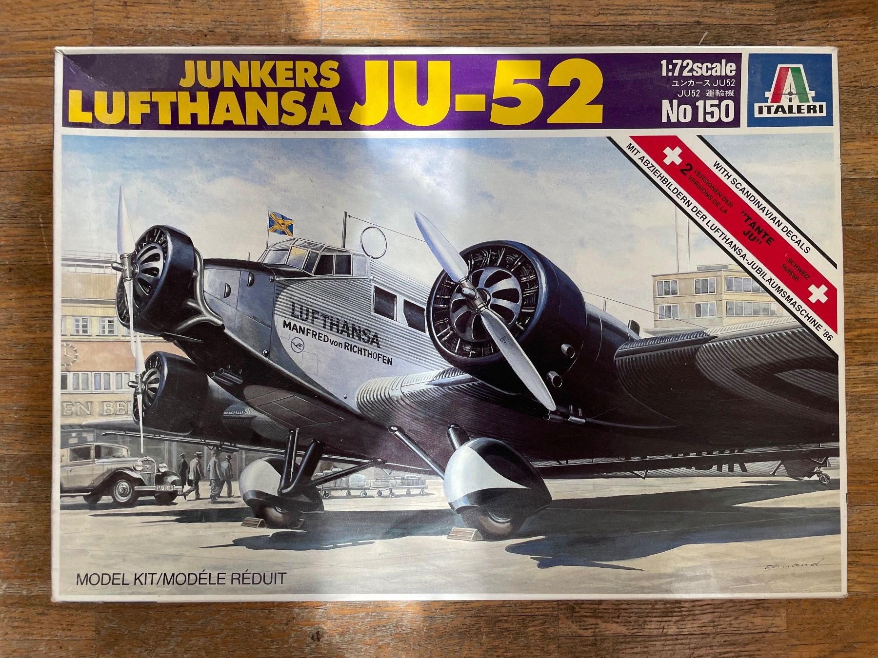Kit di costruzioni: Modellbausatz JU 52 – Nuovo e nell'imballaggio originale da Kloten venduto da Stefan-74