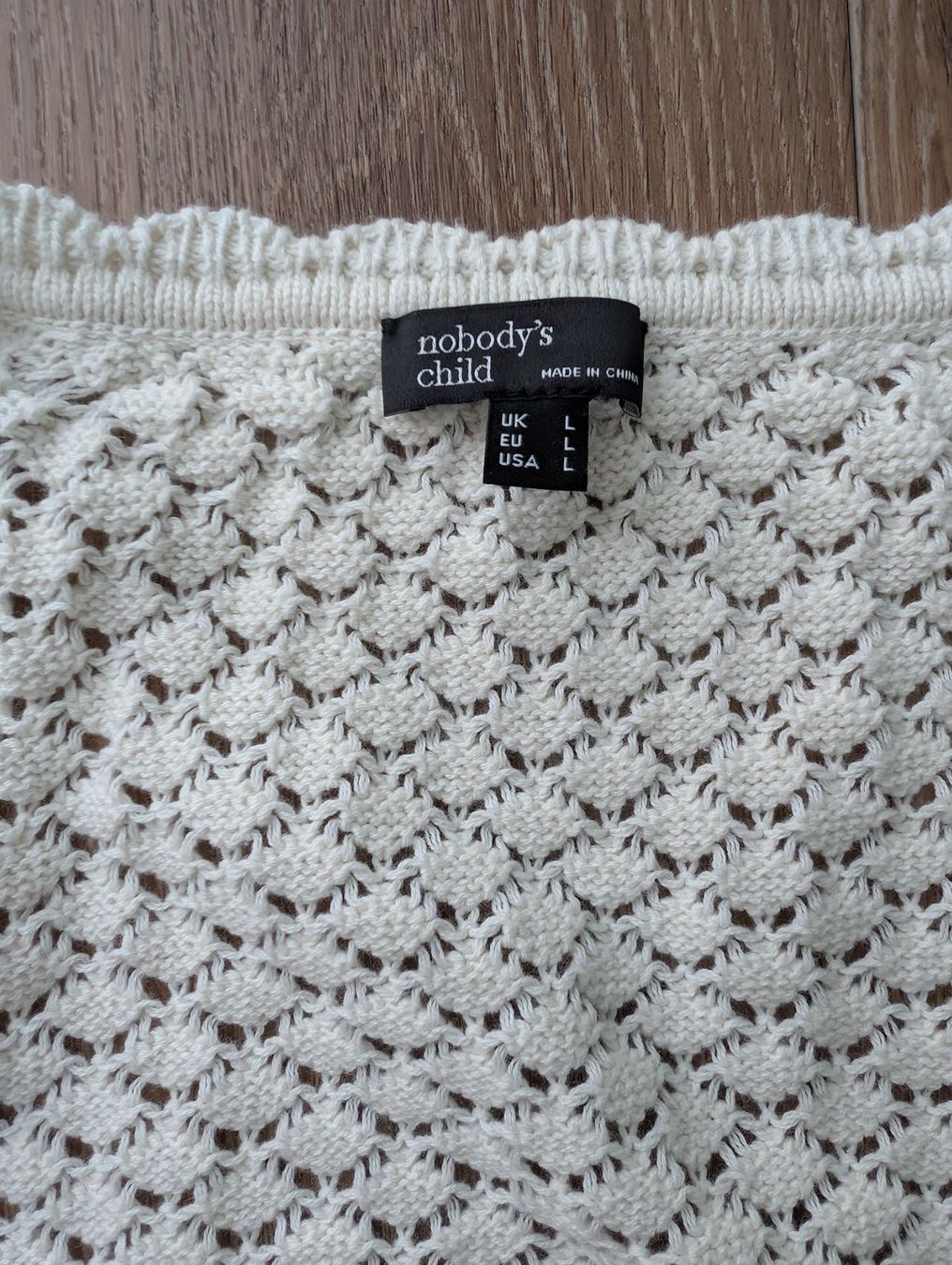 Maglioni & Felpe: Nobody's Child Strickjacke mit Spitze, 100% Baumwolle – Nuovo e nell'imballaggio originale da Lachen SZ venduto da numberphile 3