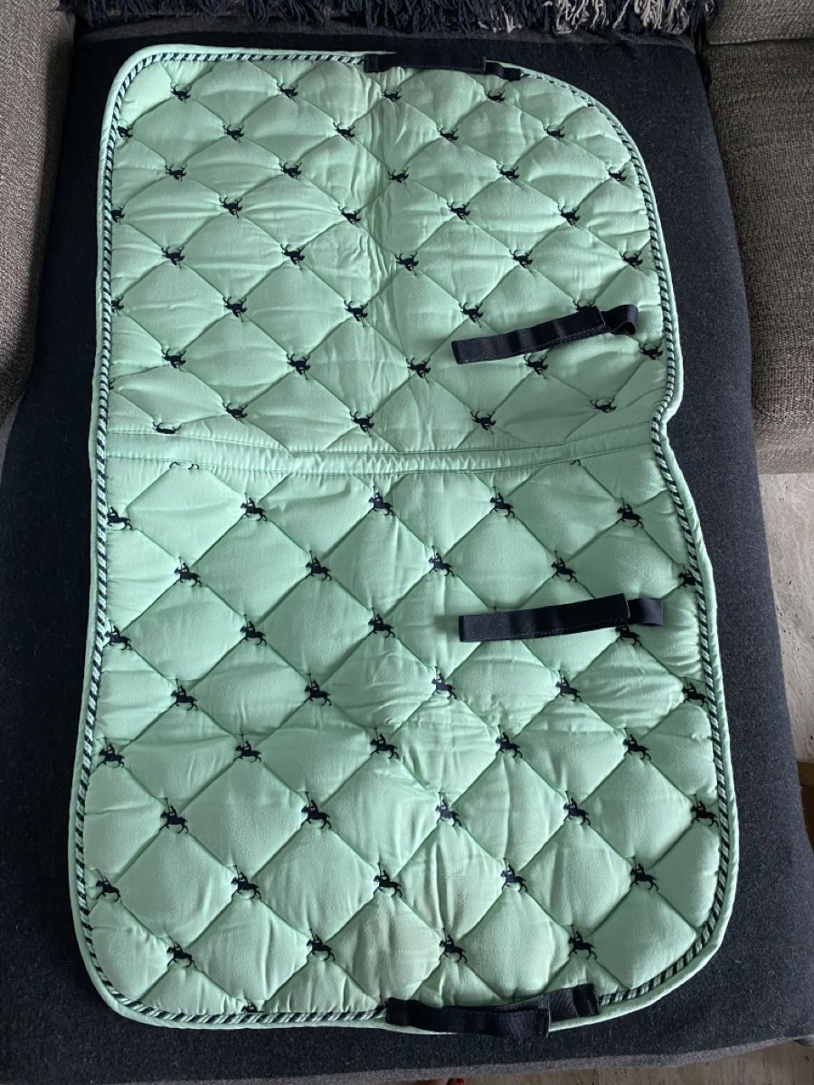 Selle & Accessori: Couverture de selle d’équitation + cache oreilles concours – Usato da Crans-Montana venduto da DecoVal555 8