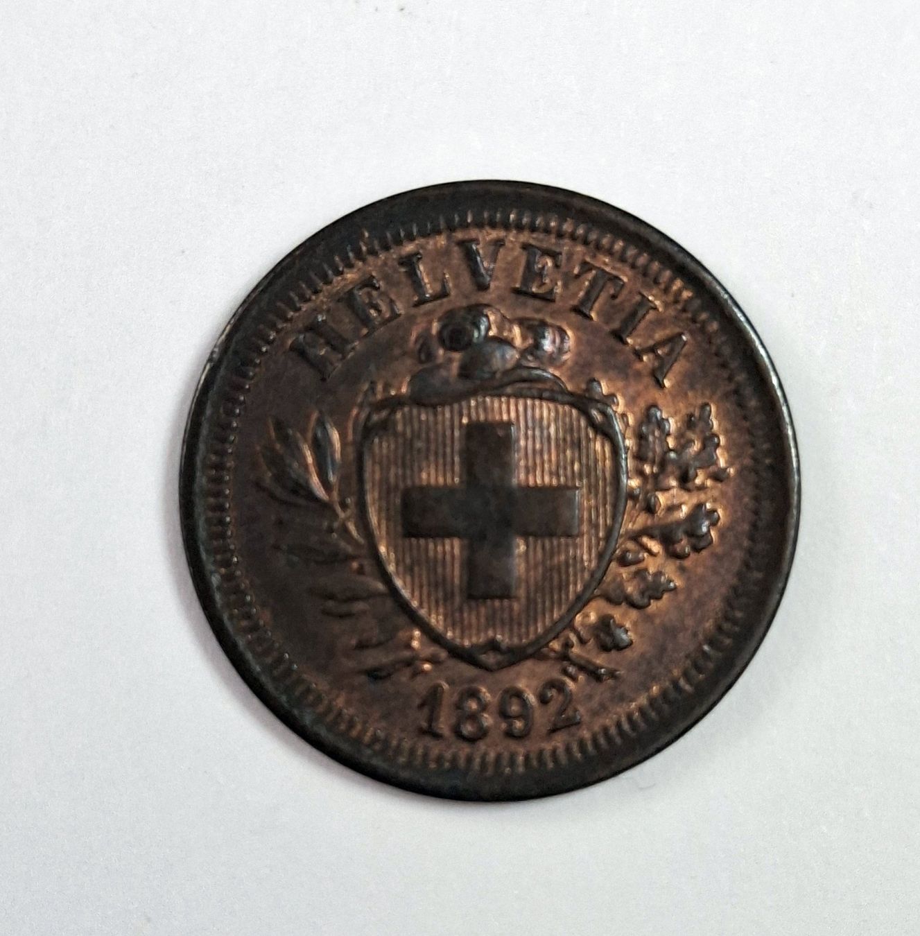 Tutti le monete: SUISSE - 1 RAPPEN 1892 - SUP + – Usato da Genève venduto da fab_x7q2