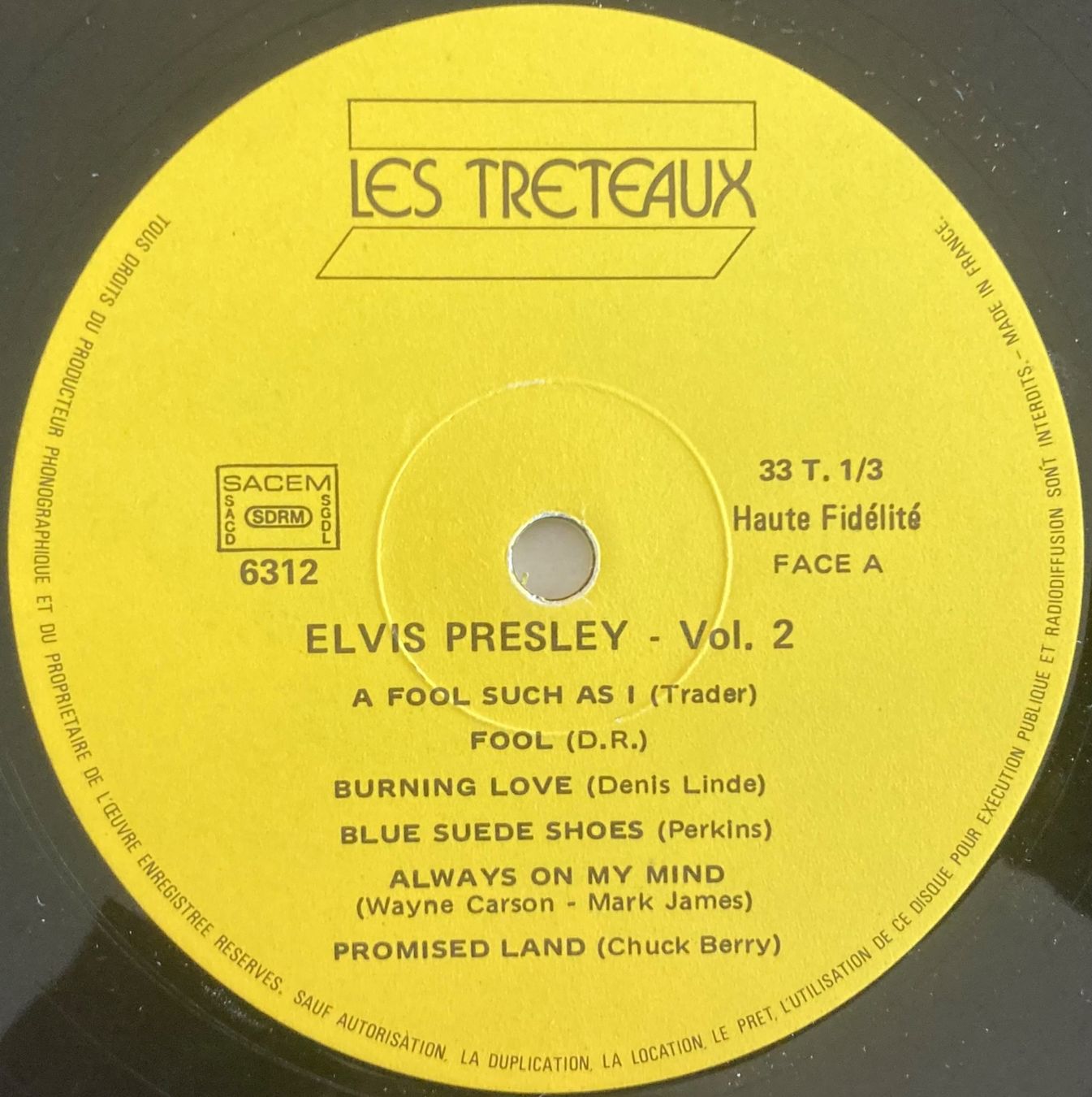 Schallplatten: ART STILLMAN - ELVIS PRESLEY – Gebraucht aus Poliez-Pittet von Newtown-Records 2
