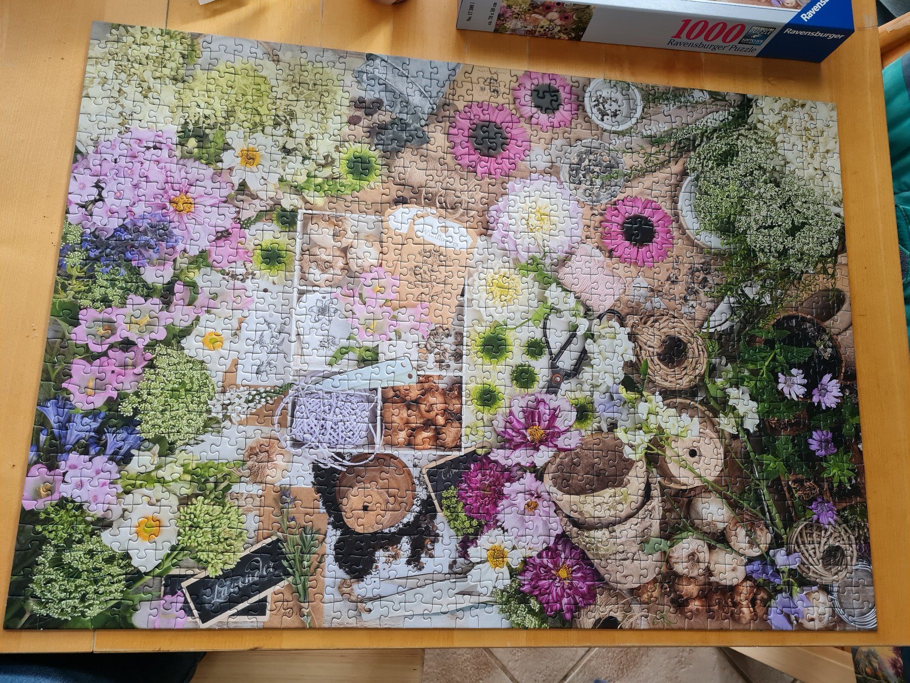 Puzzle: Puzzle Blumen 1000 Teile – Nuovo (secondo la descrizione) da Lüterkofen venduto da Bakoco 1