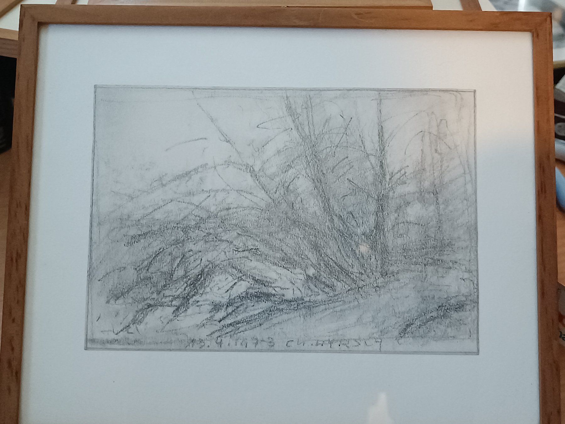 Dipinti: Charles Wyrsch - original Zeichnung – Usato da Menziken venduto da Artographs