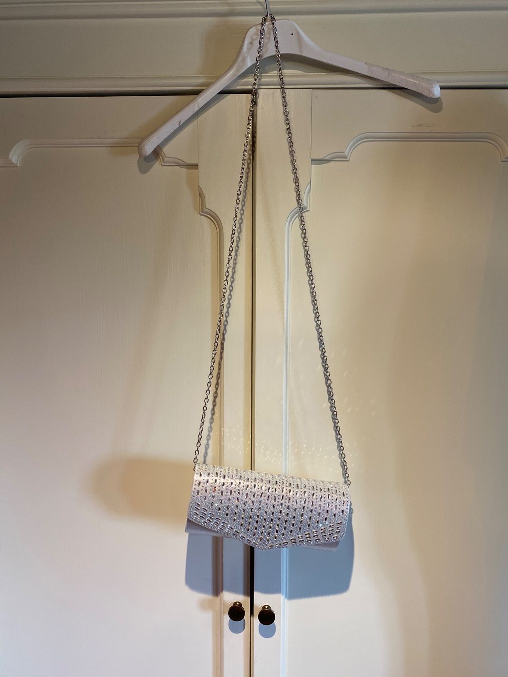Borse da donna: HANDTASCHE -CHIC-CLUTCH,SILBER GLITZER – Nuovo (secondo la descrizione) da Meienried venduto da ManuelaBoutique 1