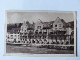 Alte Ansichtskarte, Kurort Baden, Hotel Schwanen 1924