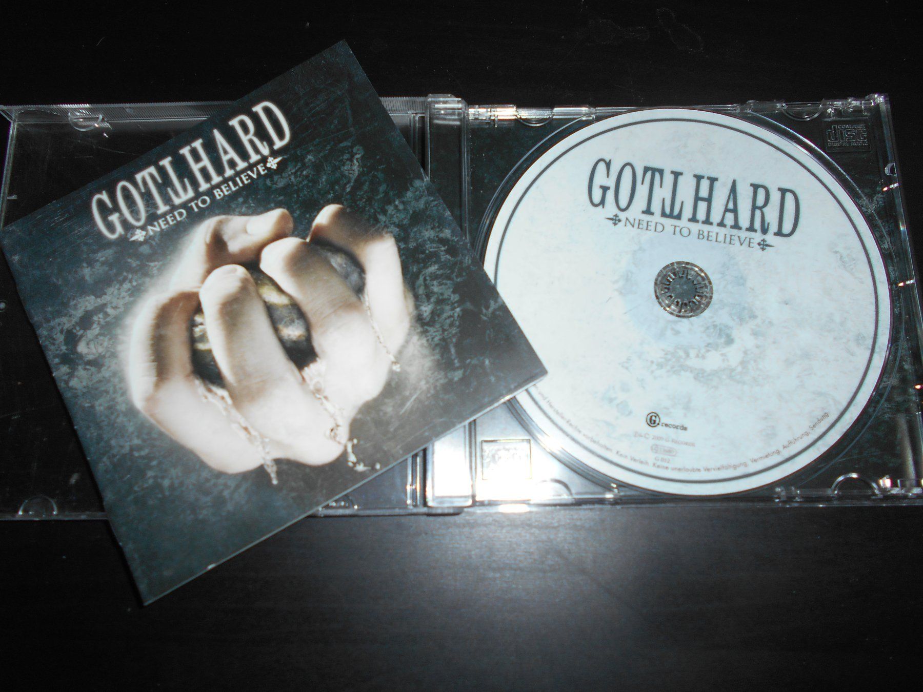 CD: Gotthard – Need To Believe / 2009 – Usato da Aarberg venduto da witchhunter01
