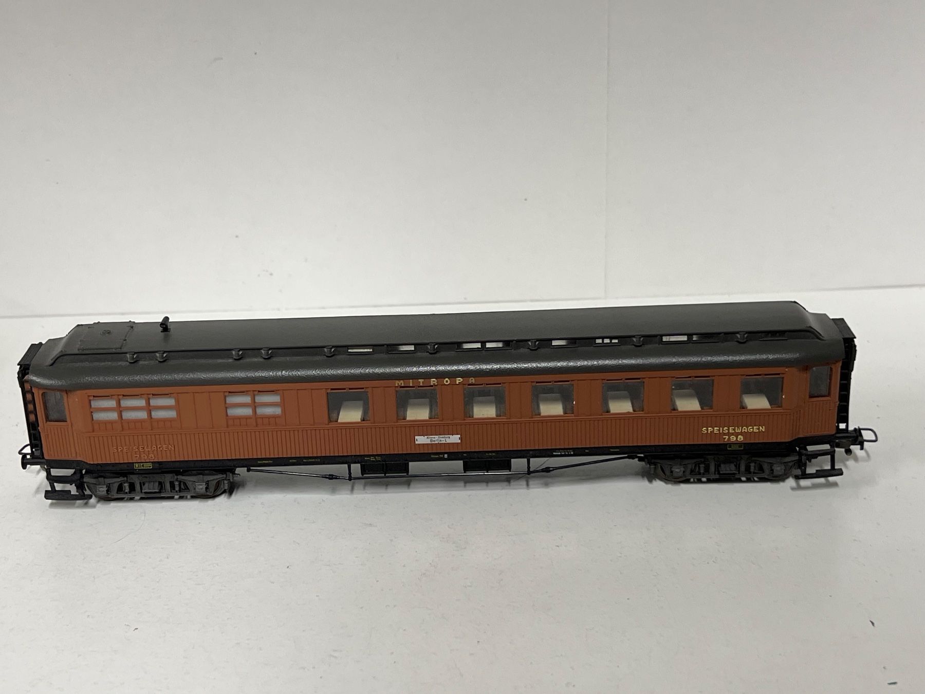 Fleischmann Modellini di ferrovie: Fleischmann Mitropa  Speisewagen   H0 DC – Difettoso da Geroldswil venduto da TopTrain54