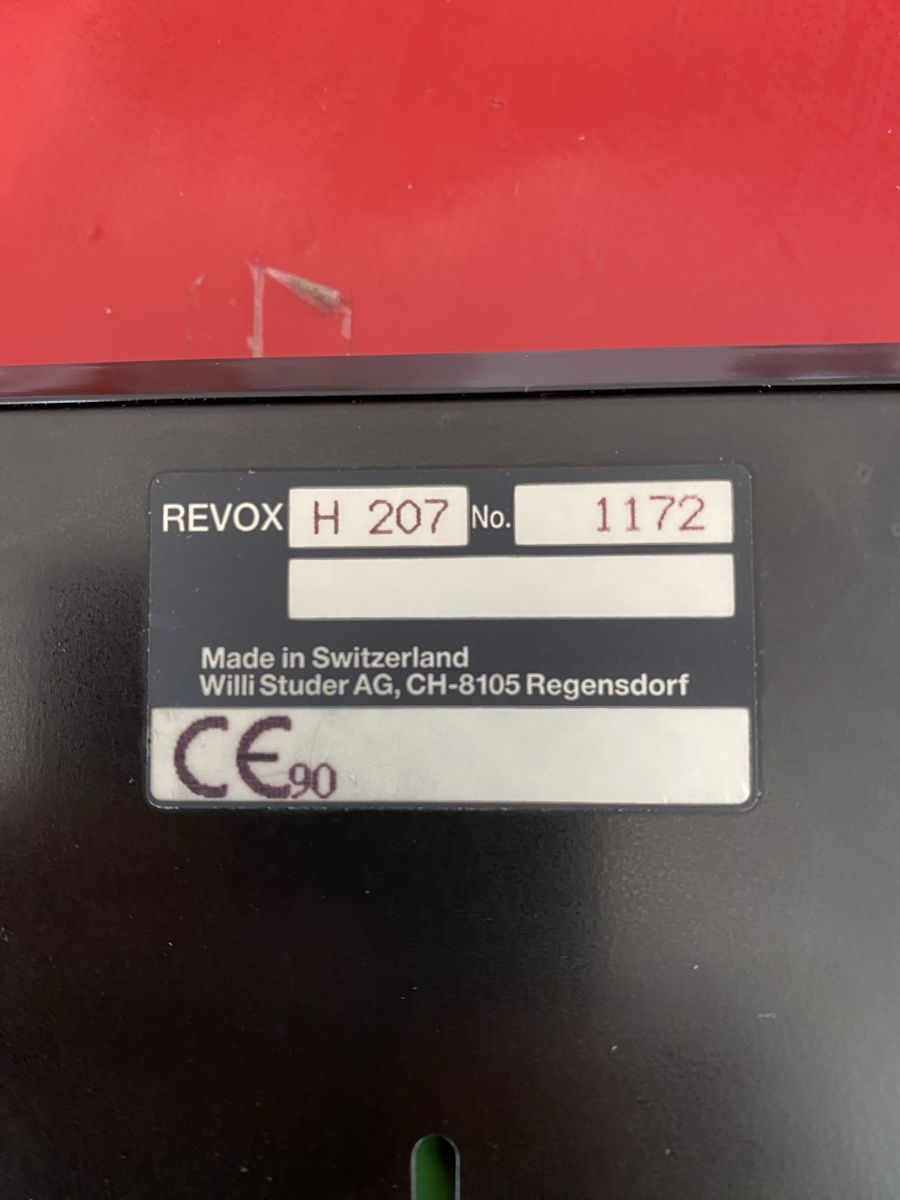 Revox Ricevitori: Revox H207 • IR Transceiver – Usato da Luzern venduto da Harikan 2