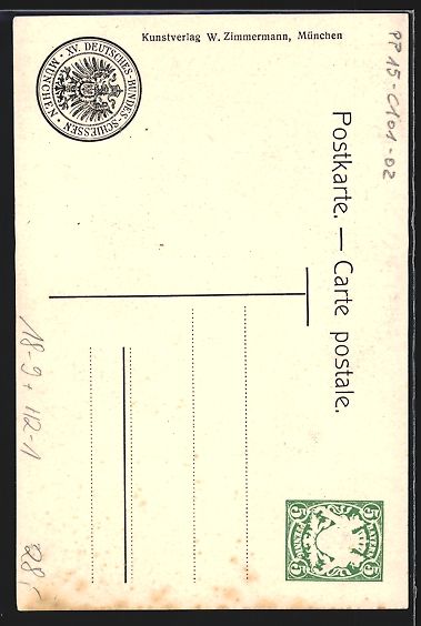 Cancelleria postale: München, XV. Deutsches Bundesschiessen  – Usato da Berlin venduto da bartko-reher 1
