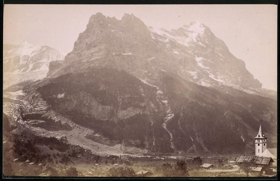 Fotografie & Manifesti: Fotografie Grindelwald, Blick vom Ort na – Usato da Berlin venduto da bartko-reher