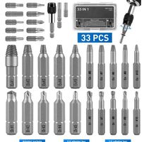 33-teiliges Schraubenausdreher-Set Schrauben Hülsenverlänger