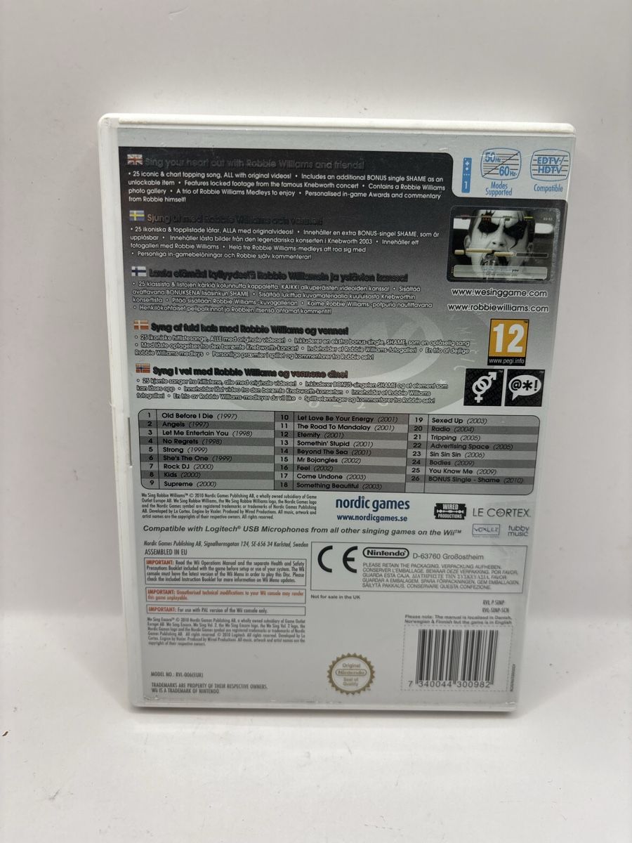 Giochi: We Sing Robbie Williams Wii – Usato da Genève venduto da sho_67qj 1