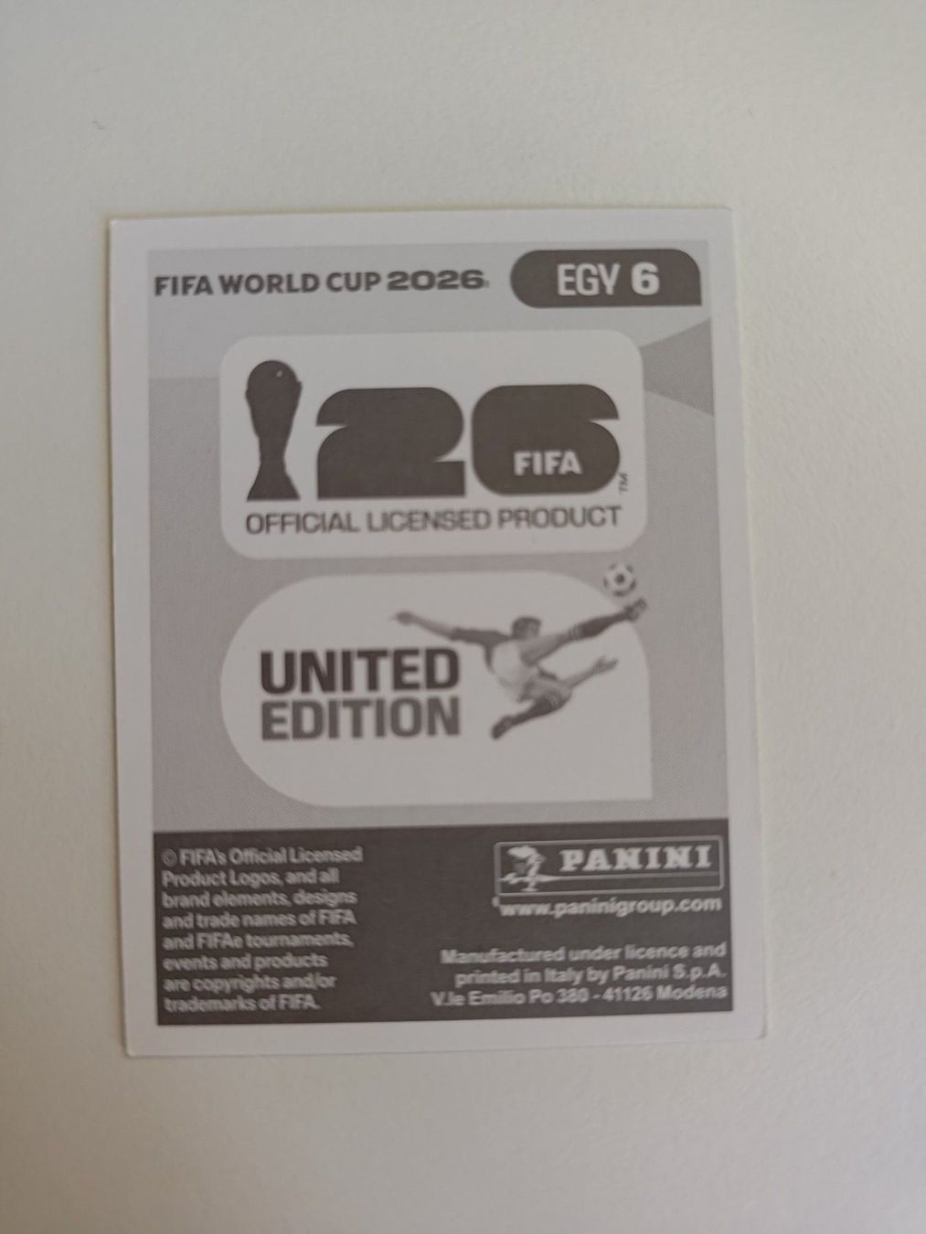 Panini Carte collezionabili: Panini Sticker WM 2026 | EGY 6 – Nuovo (secondo la descrizione) da Bern venduto da Nicolaro 1