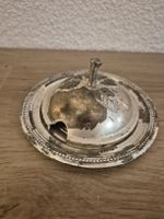 Teller mit Deckel / Vintage / Art déco / Versilbert