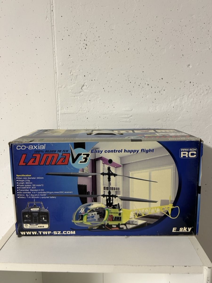 Modellismo RC: RC Helikopter E-Sky Lama V3 – Usato da Wetzikon ZH venduto da kev_vsr9