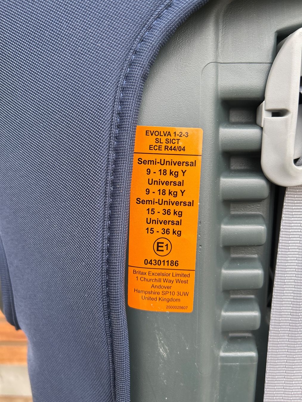 Britax Römer Auto-Kindersitze: Britax Römer Kindersitz Evolva – Gebraucht aus Lohn-Ammannsegg von sschl 2